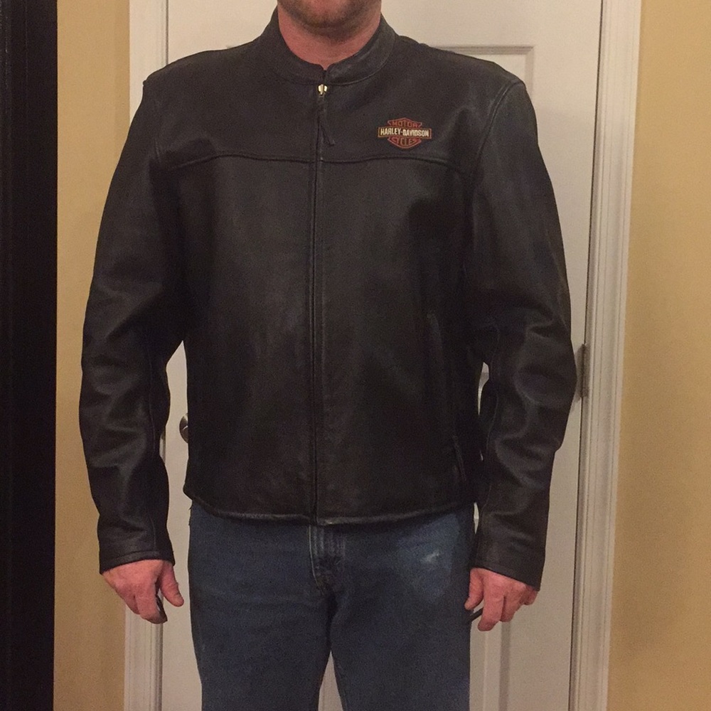 Leather Harley Davidson Jacket